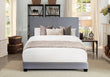 Erica Gray PU Leather Full Upholstered Bed - 1000GY-F - Bien Home Furniture & Electronics