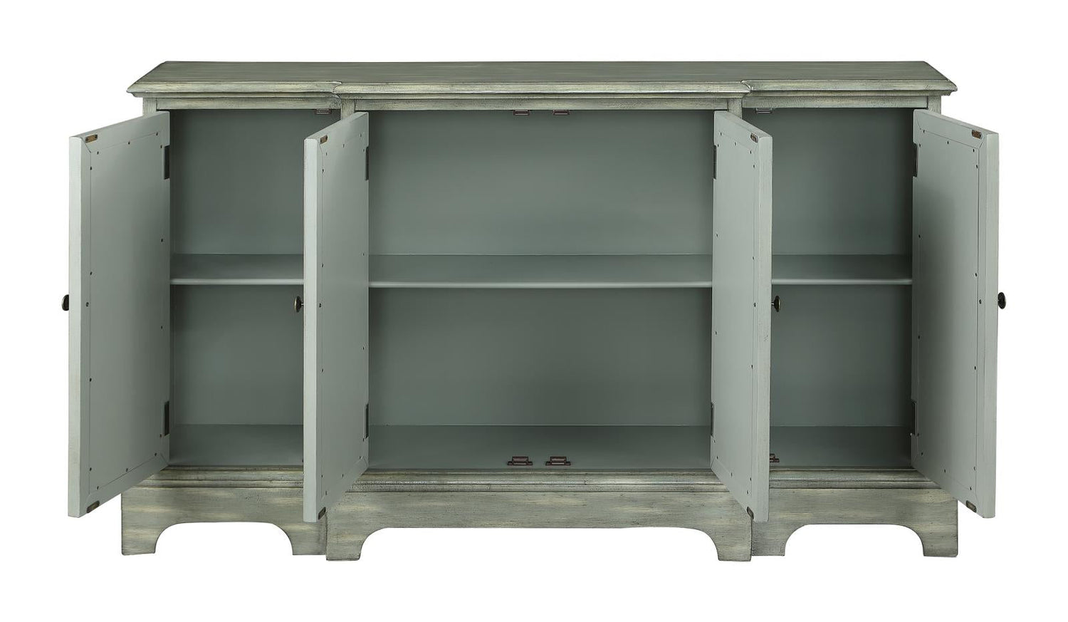 Erigeron Gray 4-Door Accent Cabinet - 950822 - Bien Home Furniture &amp; Electronics