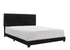 Erin Black PU Leather Queen Upholstered Bed - 5271PU-Q - Bien Home Furniture & Electronics