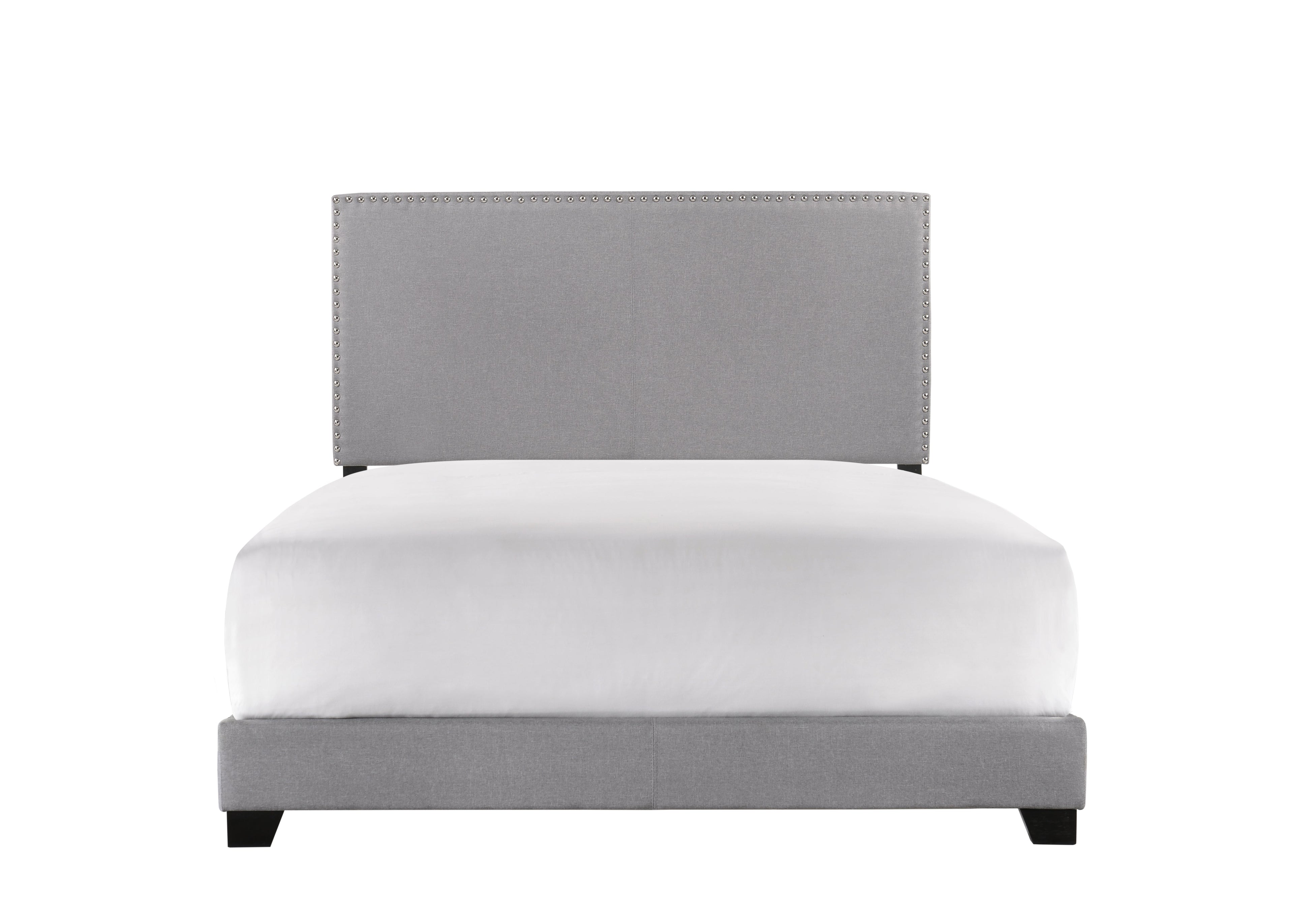 Erin Gray Full Upholstered Bed - 5271GY-F-NH - Bien Home Furniture &amp; Electronics