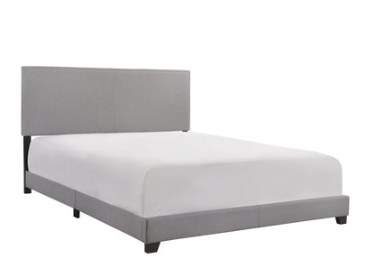 Erin Gray King Upholstered Bed - 5271GY-K-NH - Bien Home Furniture &amp; Electronics