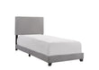 Erin Gray Twin Upholstered Bed - 5271GY-T-NH - Bien Home Furniture & Electronics