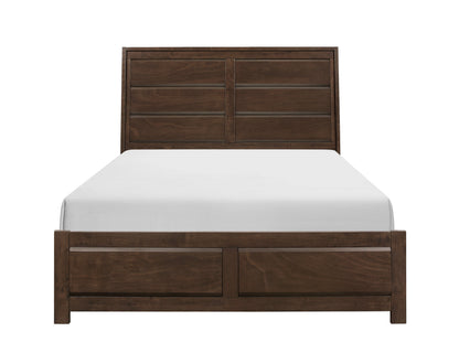 Erwan Espresso Queen Panel Bed - 1961-1* - Bien Home Furniture &amp; Electronics