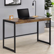 Estrella Antique Nutmeg/Gunmetal Writing Desk - 800655 - Bien Home Furniture & Electronics