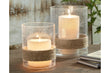 Eudocia Clear Candle Holder, Set of 2 - A2000456 - Bien Home Furniture & Electronics