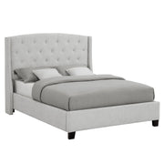 Eva Dove Gray King Upholstered Bed - SET | 5111DV-K-HBFB | 5111DV-KQ-RAIL - Bien Home Furniture & Electronics