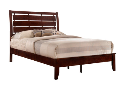 Evan Cherry Full Panel Bed - SET | B4700-F-HBFB | B4700-F-RAIL - Bien Home Furniture &amp; Electronics