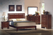 Evan Cherry Panel Bedroom Set - SET | B4700-Q-HBFB | B4700-Q-RAIL | B4700-2 | B4700-4 - Bien Home Furniture & Electronics