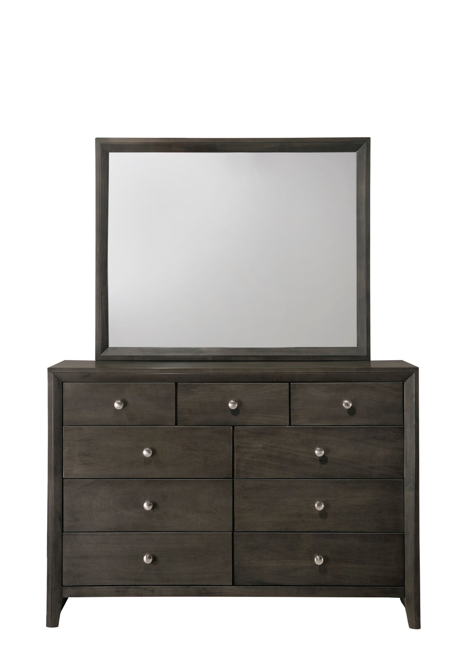 Evan Gray Bedroom Mirror (Mirror Only) - B4720-11 - Bien Home Furniture &amp; Electronics