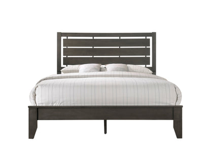 Evan Gray Panel Bedroom Set - SET | B4720-K-HBFB | B4720-K-RAIL | B4720-2 | B4720-4 - Bien Home Furniture &amp; Electronics
