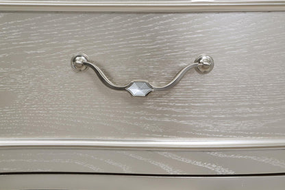 Evangeline 9-drawer Dresser with Mirror Silver Oak - 223393M - Bien Home Furniture &amp; Electronics