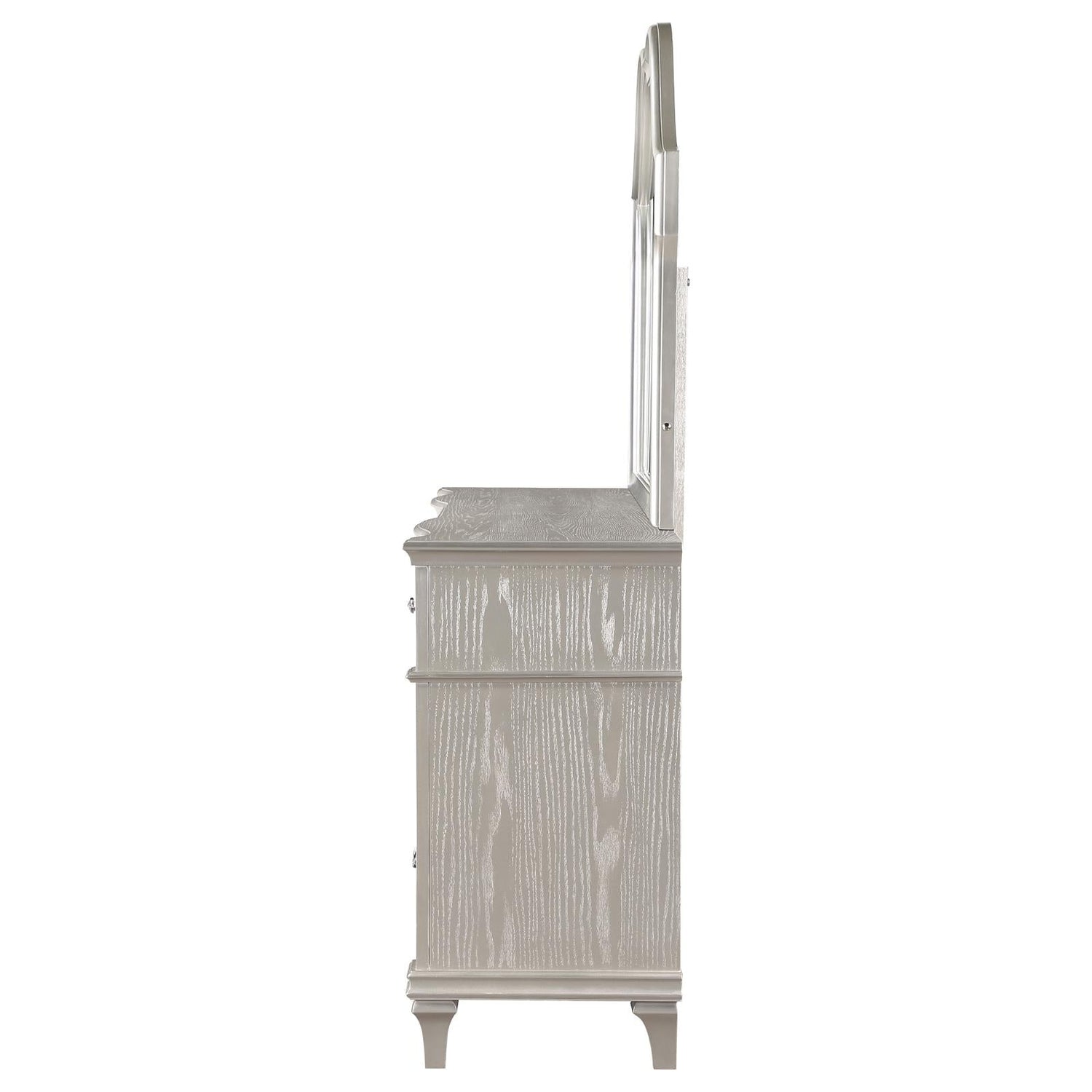 Evangeline 9-drawer Dresser with Mirror Silver Oak - 223393M - Bien Home Furniture &amp; Electronics