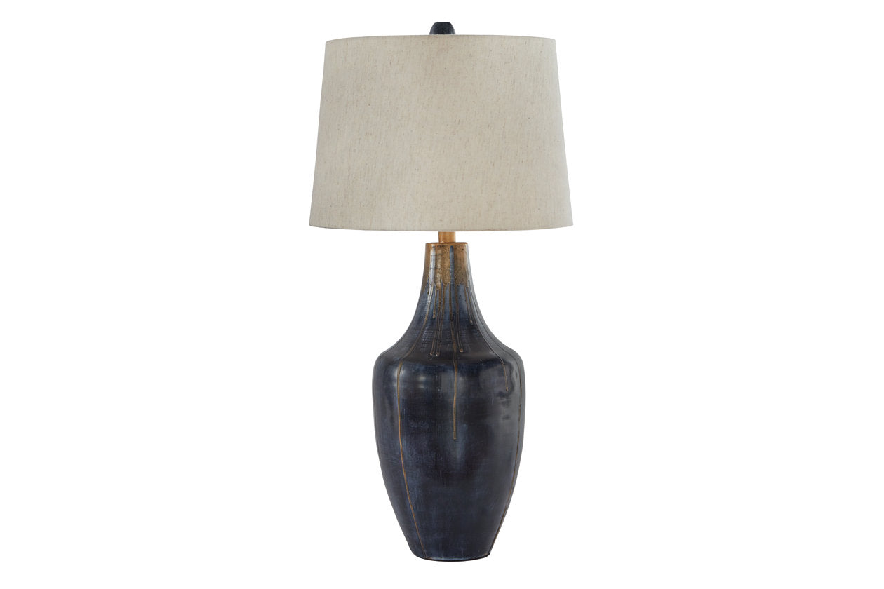 Evania Indigo Table Lamp - L207344 - Bien Home Furniture &amp; Electronics