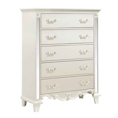 Ever Champagne Mirrored Chest - 1429-9 - Bien Home Furniture &amp; Electronics