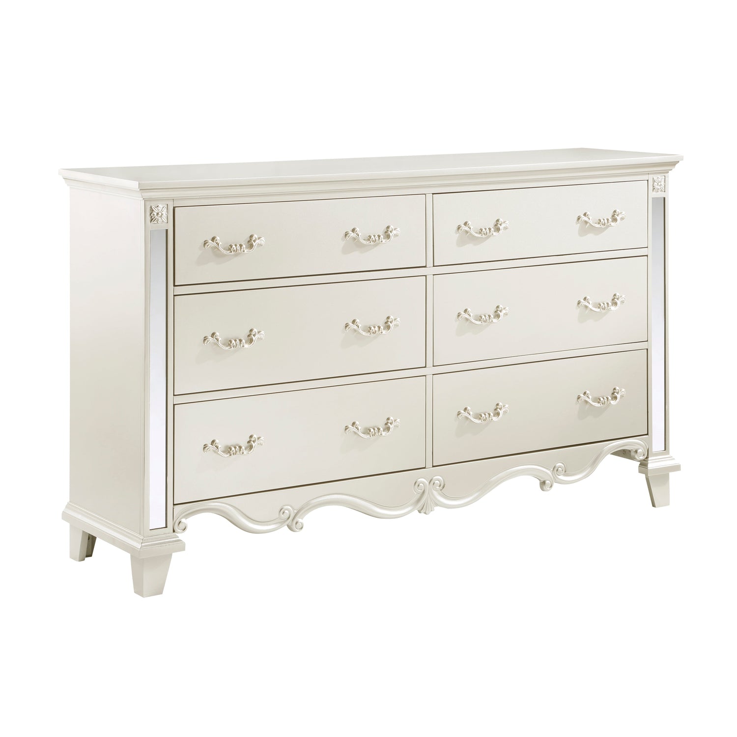 Ever Champagne Mirrored Dresser - 1429-5 - Bien Home Furniture &amp; Electronics