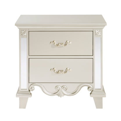 Ever Champagne Mirrored Nightstand - 1429-4 - Bien Home Furniture &amp; Electronics