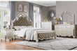 Ever Champagne Mirrored Upholstered Panel Bedroom Set - SET | 1429K-1 | 1429K-2 | 1429-3 | 1429-5 | 1429-6 - Bien Home Furniture & Electronics