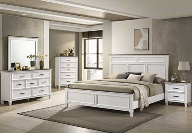 Everdeen Dresser Charcoal/White - B6512-1 - Bien Home Furniture &amp; Electronics