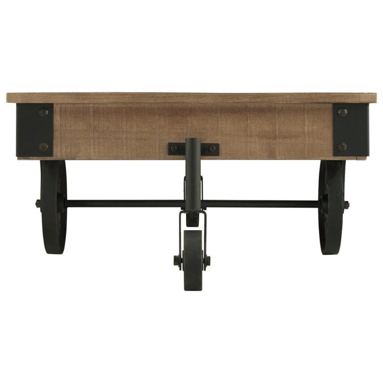 Factory Rustic Brown Cocktail Table - 3228-30 - Bien Home Furniture &amp; Electronics