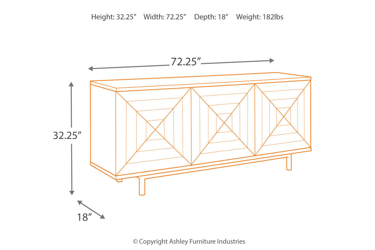 Fair Ridge Warm Brown Accent Cabinet - A4000032 - Bien Home Furniture &amp; Electronics