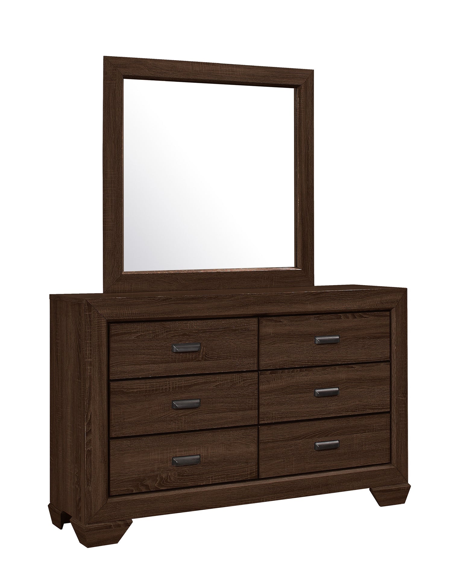 Farrow Chocolate Dresser - B5510-1 - Bien Home Furniture &amp; Electronics