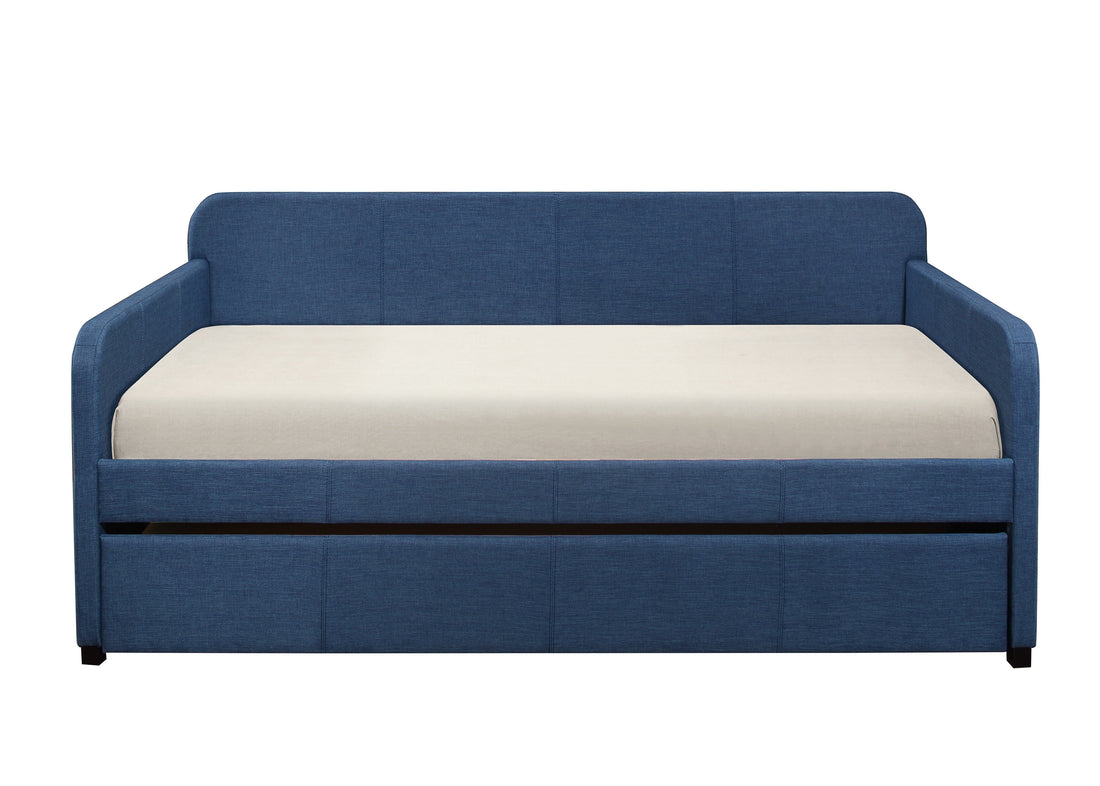 Fatimah Blue Daybed with Trundle - SET | SH450BLU-A | SH450BLU-B - Bien Home Furniture &amp; Electronics