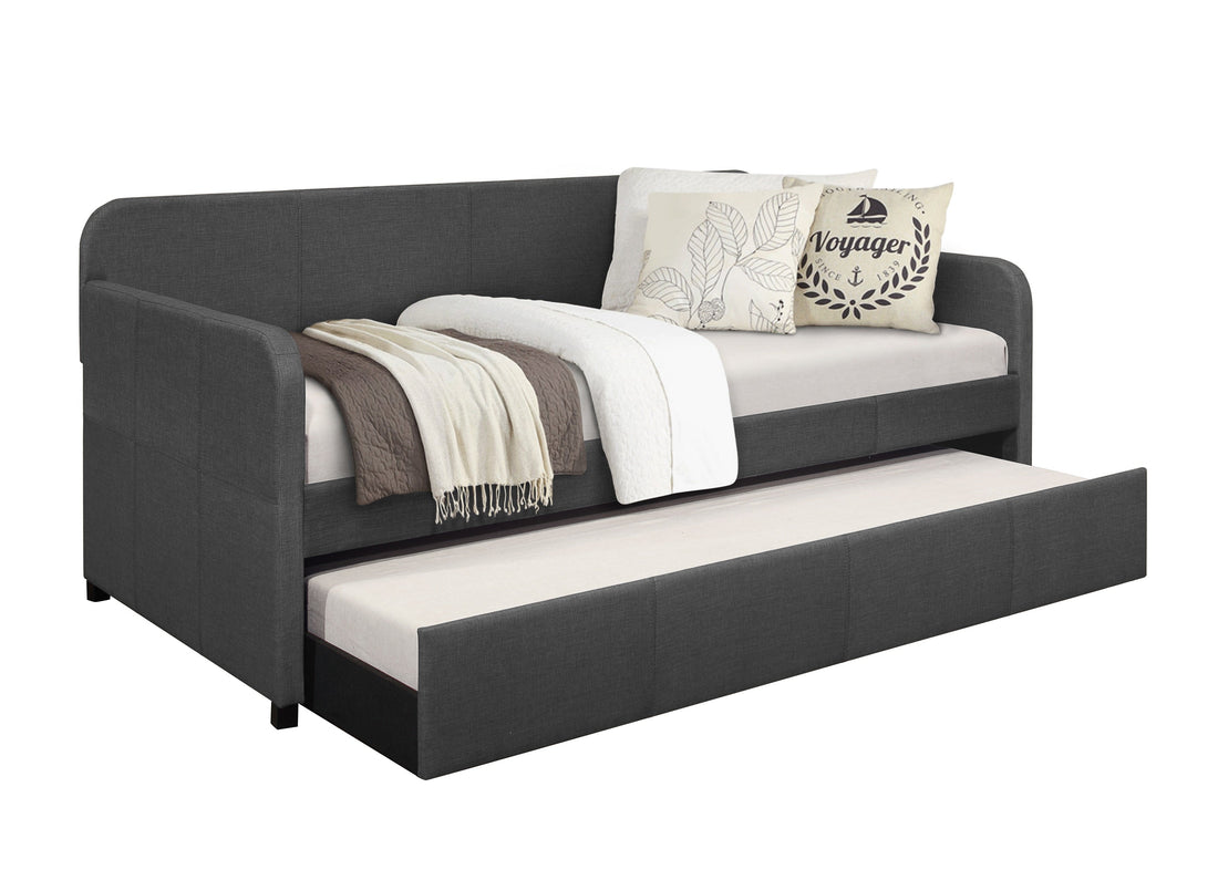 Fatimah Dark Gray Daybed with Trundle - SET | SH450DGR-A | SH450DGR-B - Bien Home Furniture &amp; Electronics