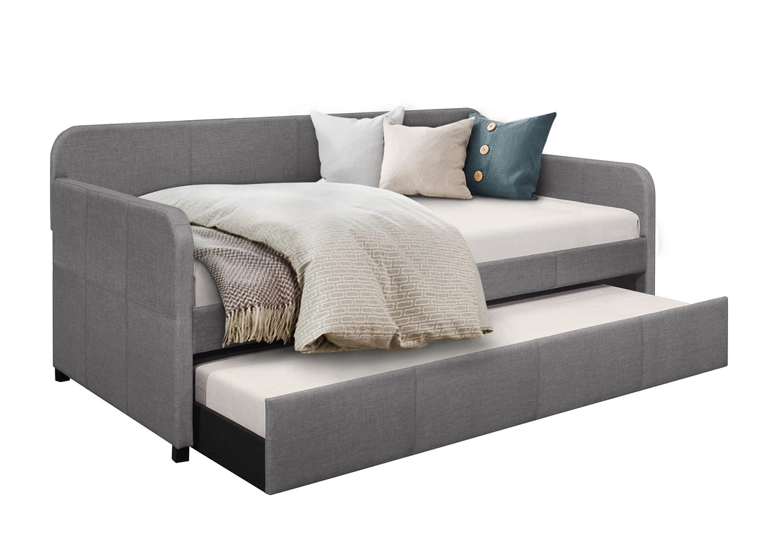 Fatimah Gray Daybed with Trundle - SET | SH450GRY-A | SH450GRY-B - Bien Home Furniture &amp; Electronics