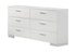 Felicity Glossy White 6-Drawer Dresser - 203503 - Bien Home Furniture & Electronics