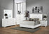 Felicity Glossy White Panel Bedroom Set - SET | 203501Q | 203502 | 203505 - Bien Home Furniture & Electronics