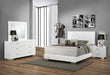 Felicity Panel Bedroom Set Glossy White - 203501Q-S4 - Bien Home Furniture & Electronics
