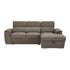 Ferriday Brown Sectional with Adjustable Headrests, Pull-out Bed and Right Chaise with Hidden Storage - 8228TP* - Bien Home Furniture & Electronics