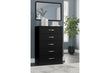Finch Black Chest of Drawers - EB3392-245 - Bien Home Furniture & Electronics