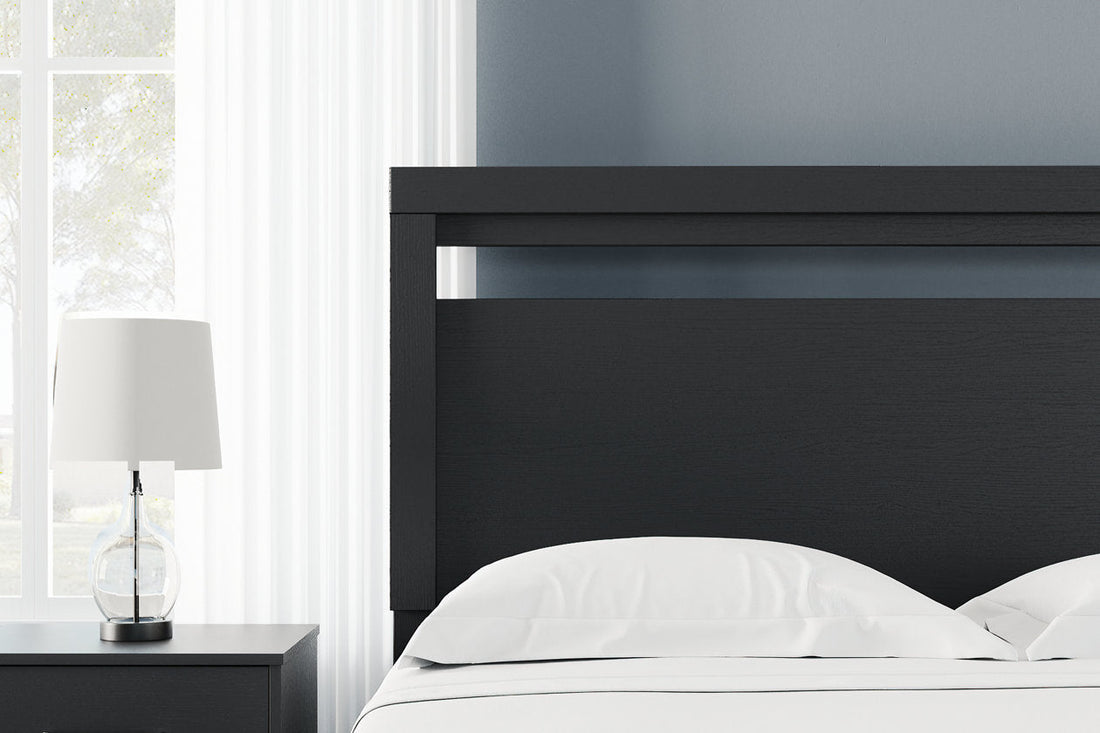 Finch Black Queen Panel Headboard - EB3392-157 - Bien Home Furniture &amp; Electronics