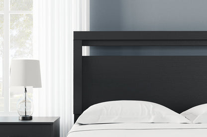 Finch Black Queen Panel Headboard - EB3392-157 - Bien Home Furniture &amp; Electronics