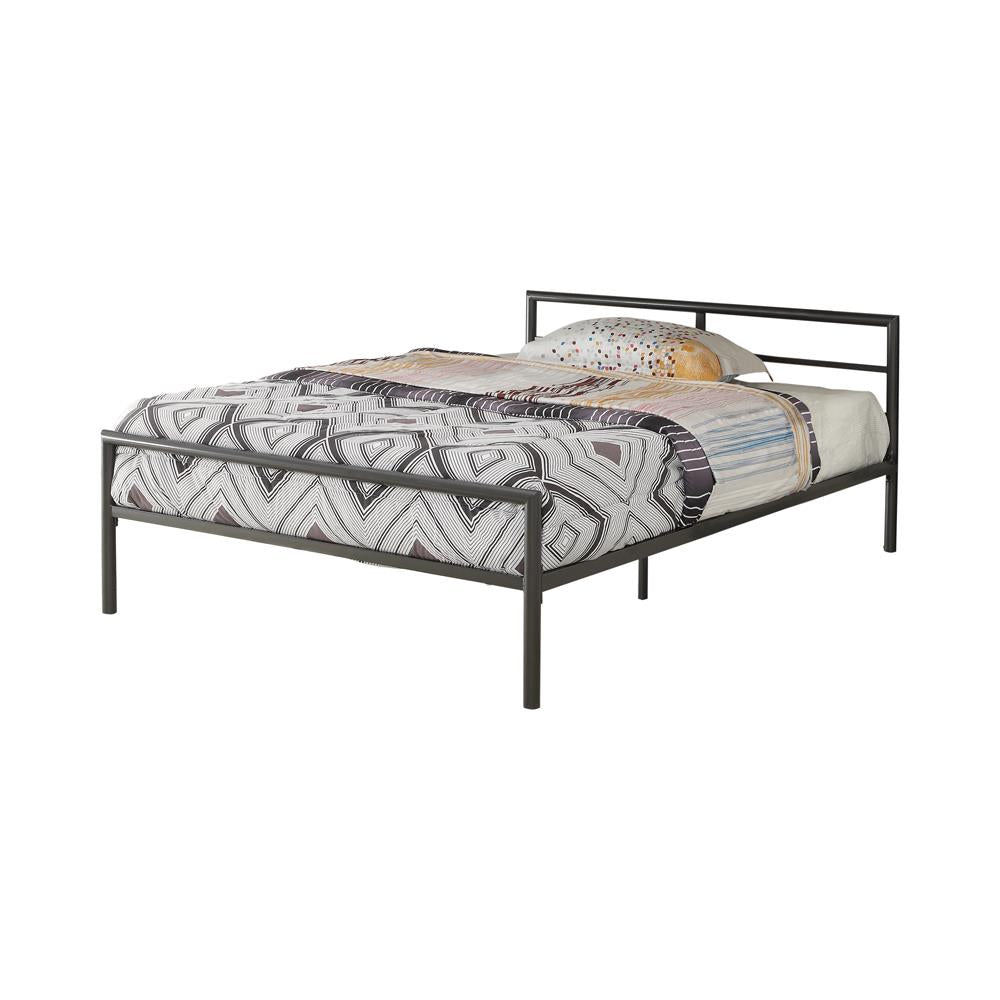 Fisher Full Metal Bed Gunmetal - 300279F - Bien Home Furniture &amp; Electronics