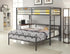 Fisher Twin Workstation Loft Bed Gunmetal - 460229 - Bien Home Furniture & Electronics