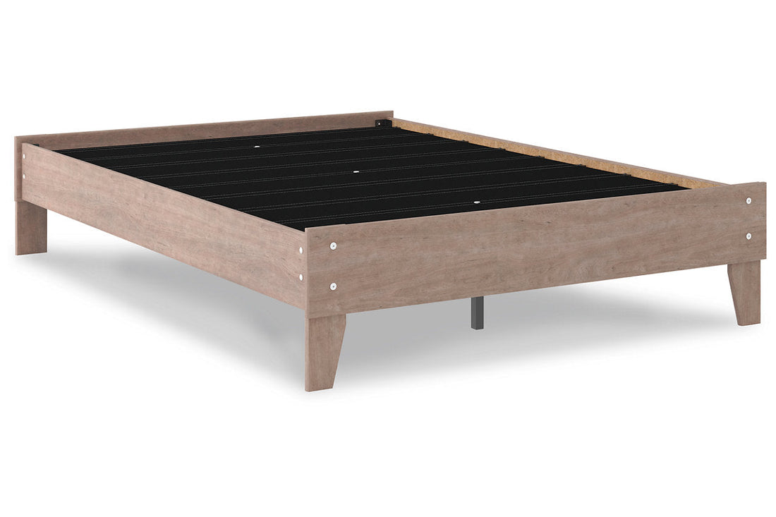 Flannia Gray Full Platform Bed - EB2520-112 - Bien Home Furniture &amp; Electronics
