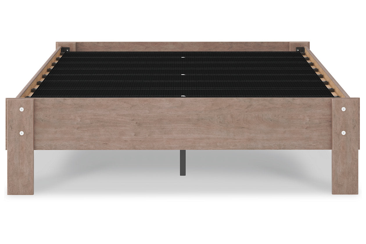 Flannia Gray Full Platform Bed - EB2520-112 - Bien Home Furniture &amp; Electronics