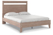 Flannia Gray Queen Panel Platform Bed - SET | EB2520-113 | EB2520-157 - Bien Home Furniture & Electronics
