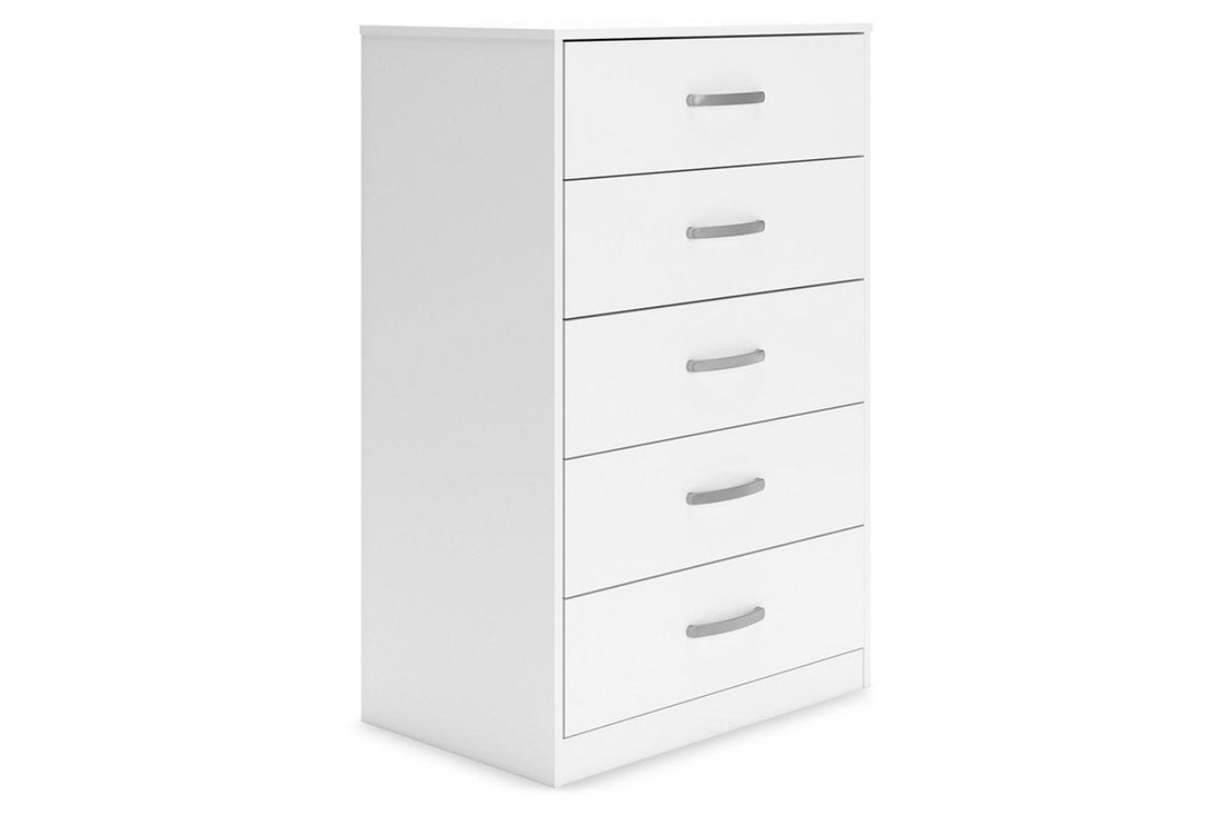 Flannia White Chest of Drawers - EB3477-245 - Bien Home Furniture & Electronics