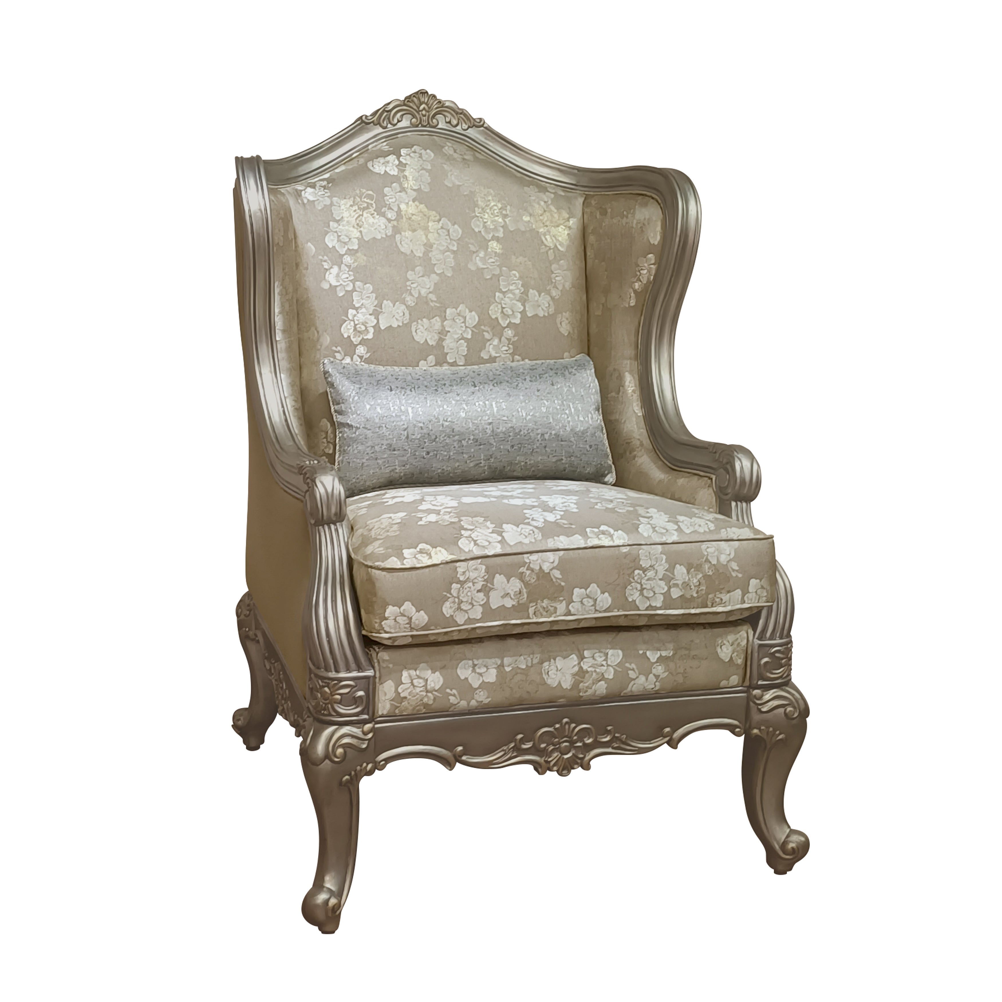 Florentina Taupe Accent Chair - 8412-1 - Bien Home Furniture &amp; Electronics