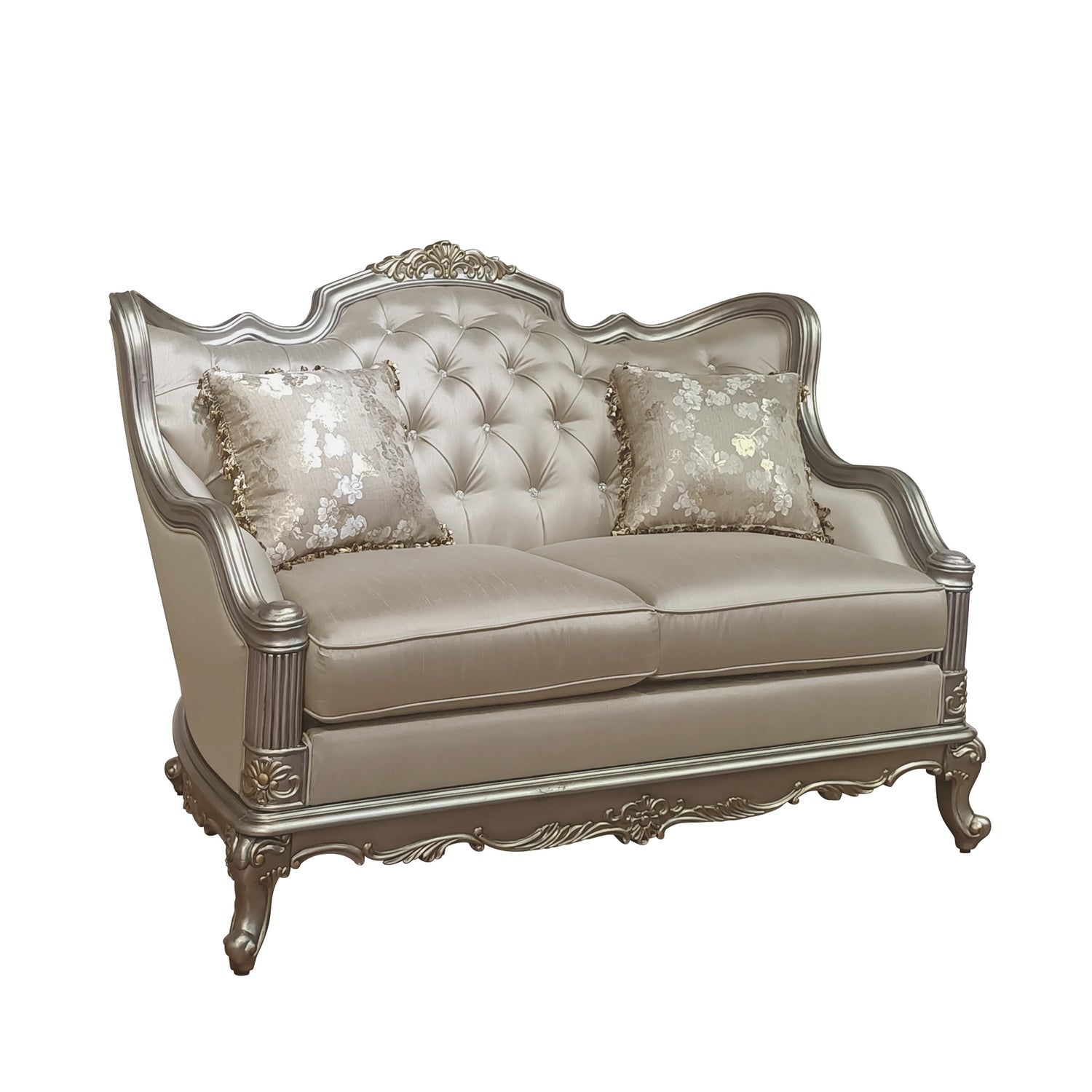 Florentina Taupe Loveseat - 8412-2 - Bien Home Furniture &amp; Electronics