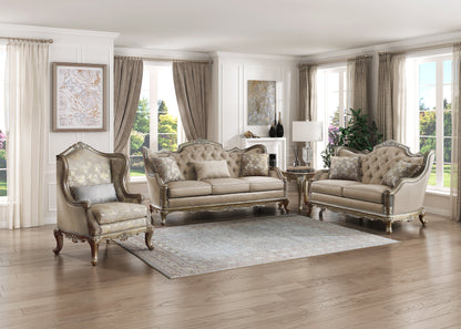 Florentina Taupe Loveseat - 8412-2 - Bien Home Furniture &amp; Electronics