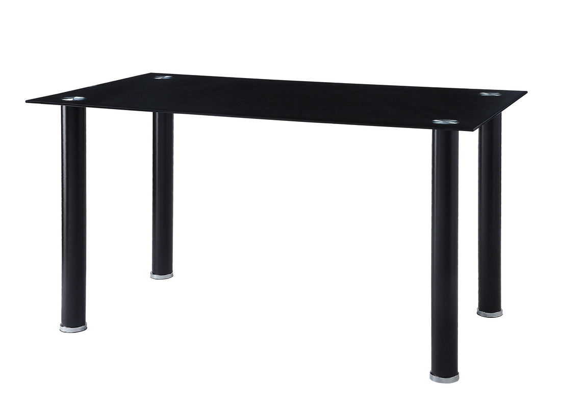 Florian Black Dining Table - SET | 5538BK | 5538BKG - Bien Home Furniture &amp; Electronics