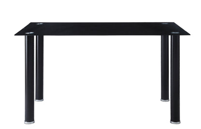 Florian Black Dining Table - SET | 5538BK | 5538BKG - Bien Home Furniture &amp; Electronics