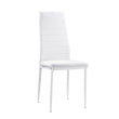 Florian White Side Chair, Set of 2 - 5538WS - Bien Home Furniture & Electronics