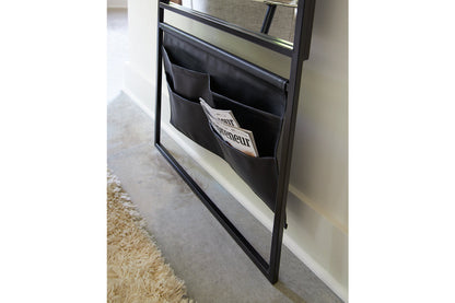 Floxville Black Floor Mirror - A8010297 - Bien Home Furniture &amp; Electronics