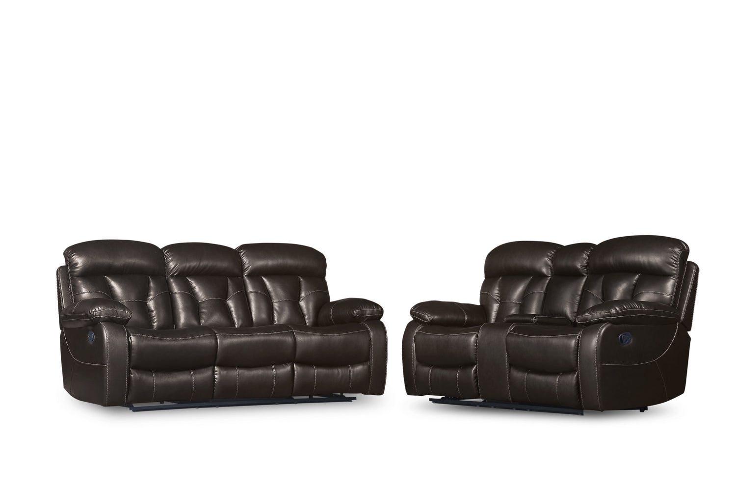 Floyd Brown Power Double Reclining Loveseat - SH3216-2PW - Bien Home Furniture &amp; Electronics