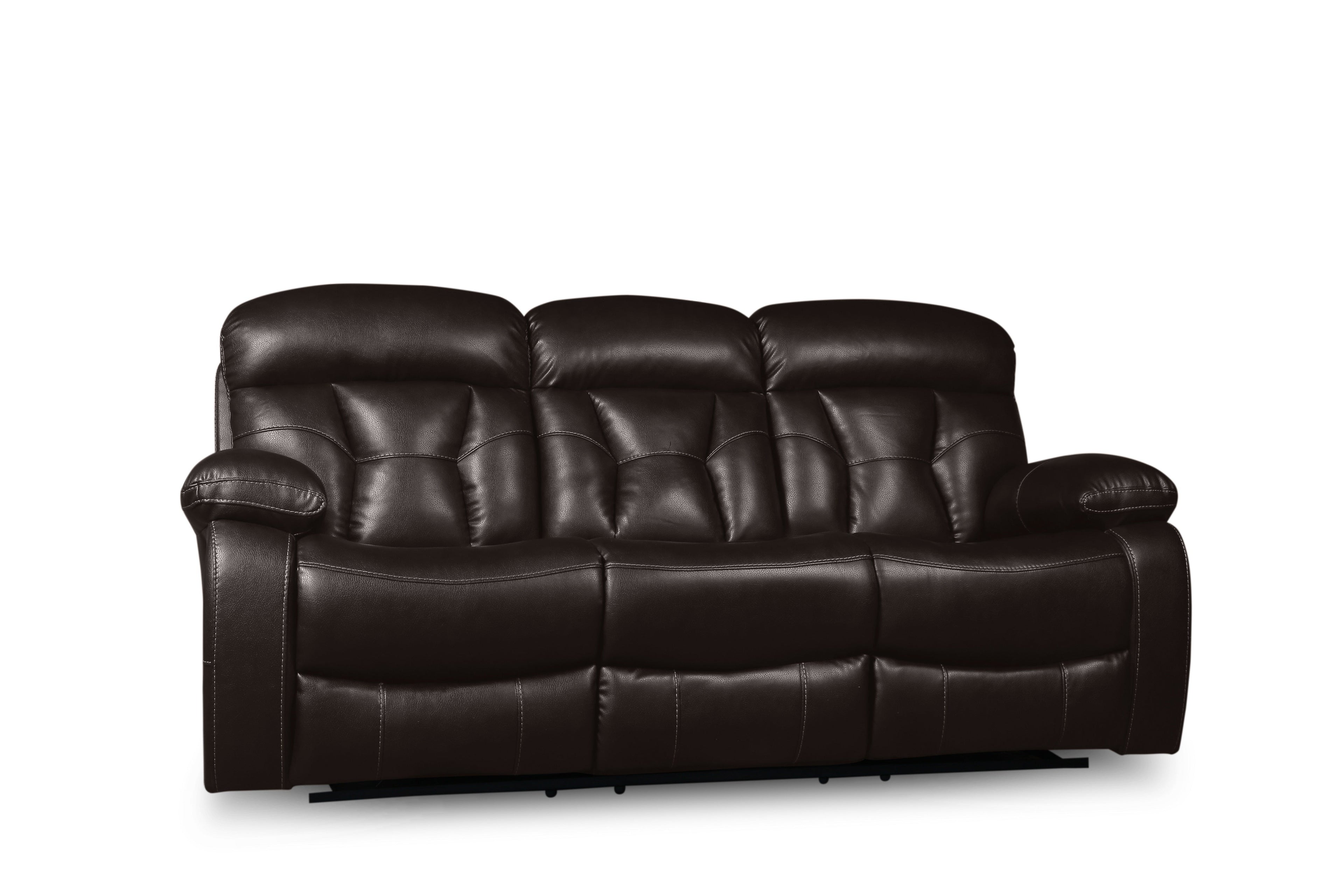 Floyd Brown Power Double Reclining Sofa - SH3216-3PW - Bien Home Furniture &amp; Electronics